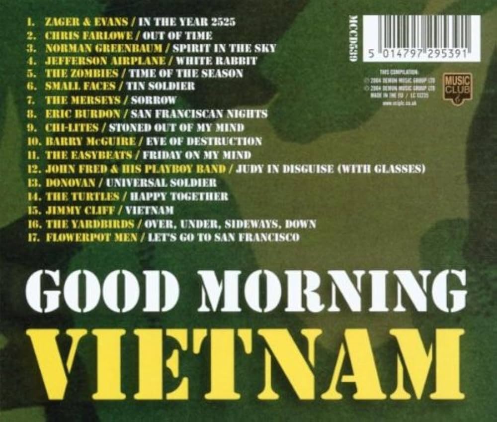「グッド・モーニング・ベトナム」サントラレコード Good Morning, Vietnam (Original Motion Picture Soundtrack